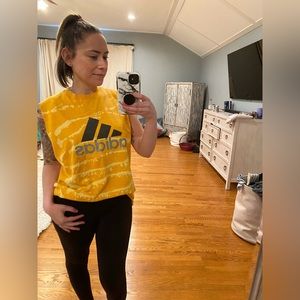 Vintage Adidas Tie-Dye Tank - Size Large